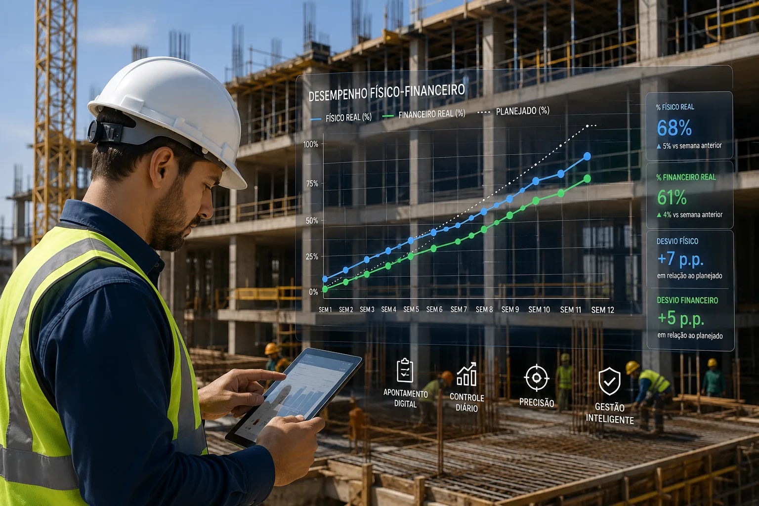 Gargalos na Construção Civil: Como o Apontamento Digital Elimina Desperdícios
